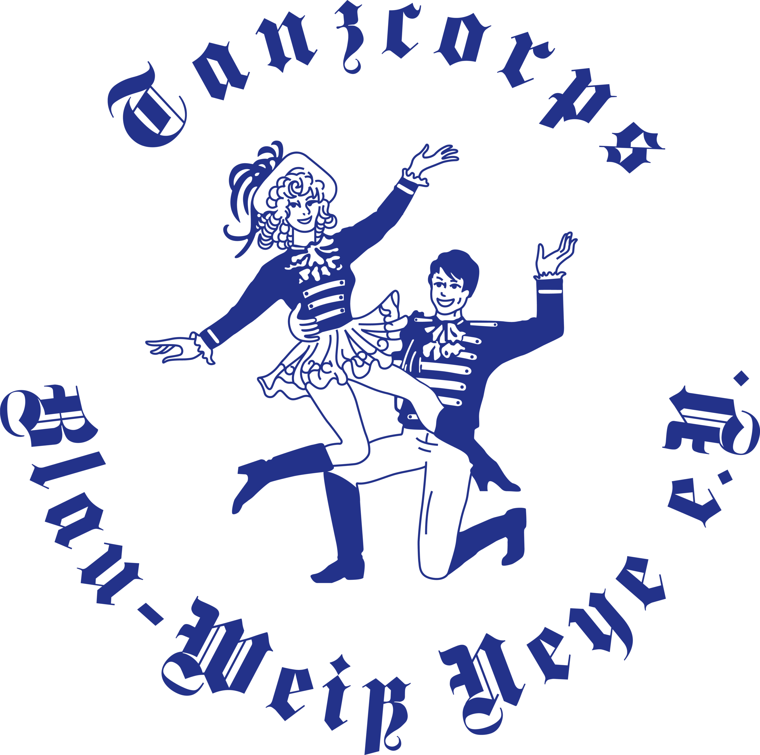 Tanzcorps Blau-Weiß-Neye e.V. Logo